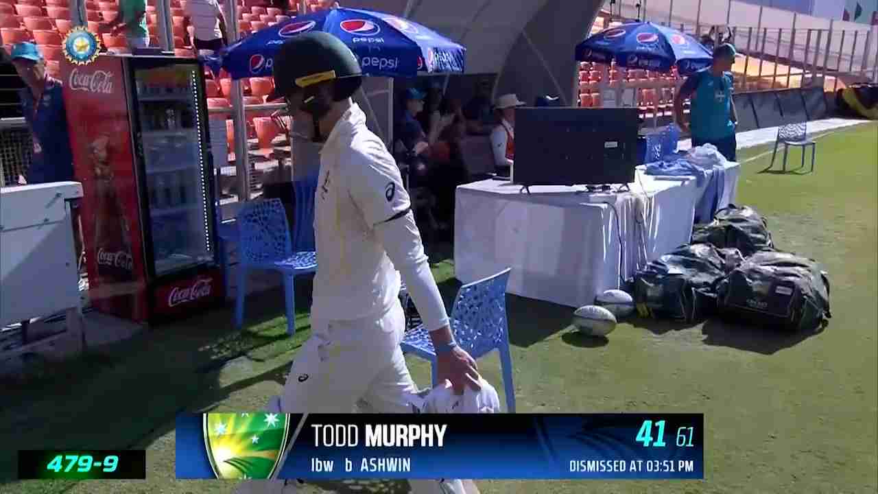 IND vs AUS 2023, 4th Test Todd Murphy Wicket