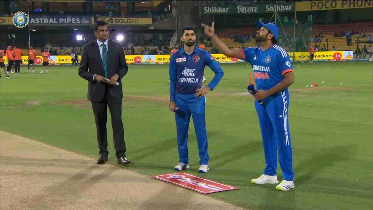 IND vs AFG 2024, 3RD T20I Toss
